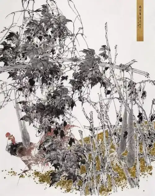 崔树轩的写意花鸟画艺术,古今结合,风韵十足!