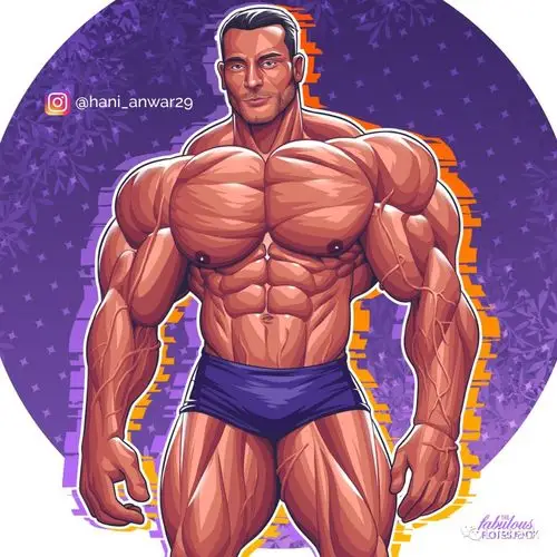 这么炸裂的肌肉漫画,我还是头一次见