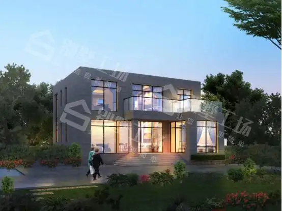 占地面积小的5套农村二层平顶房效果图,好看漂亮时尚!-别墅工场