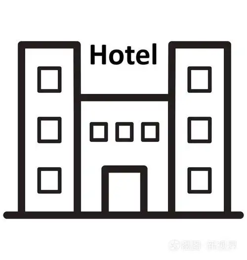 酒店隔离矢量图标,可以很容易地编辑或修改.插画-正版商用图片14kx75-