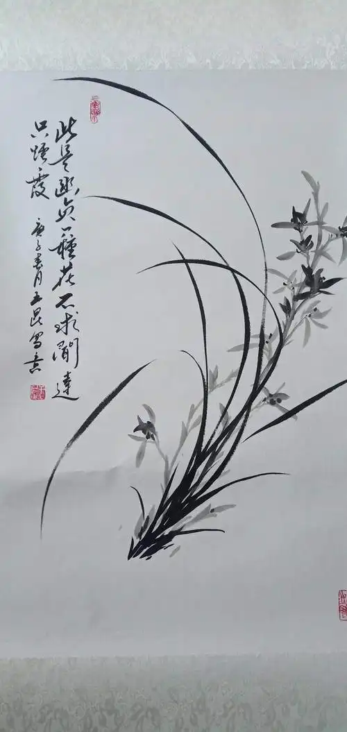 品牌人物专栏:一笔兰韵 神采出尘 兰花画家王昆__凤凰网