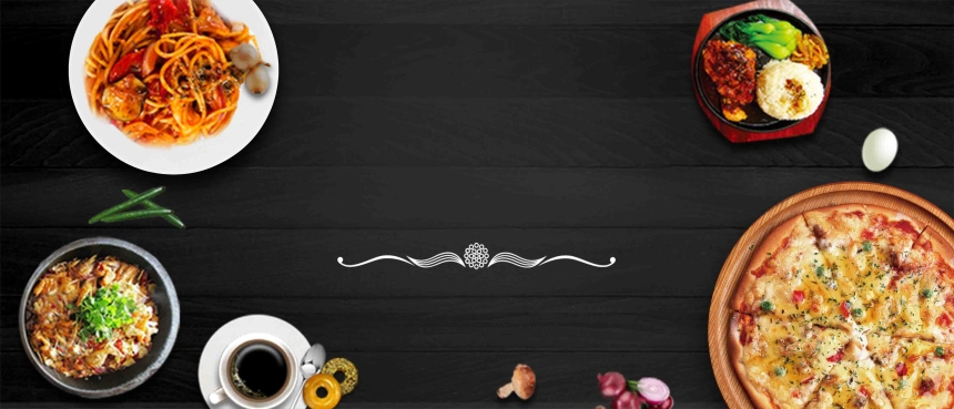 西餐美食海报背景模板