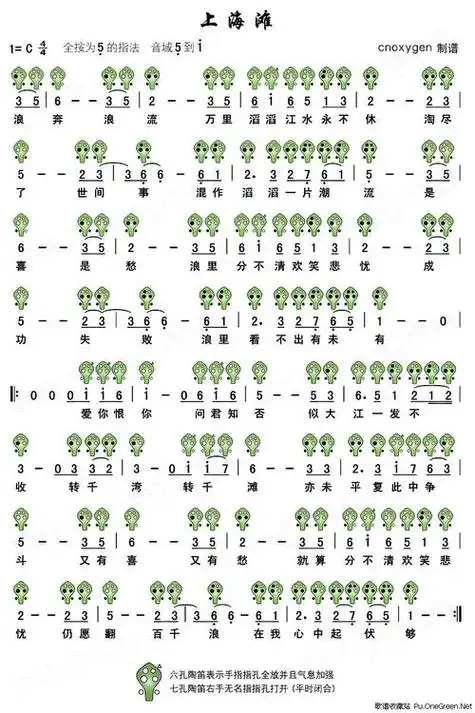 上海滩笛子简谱上海滩笛子简谱教学视频