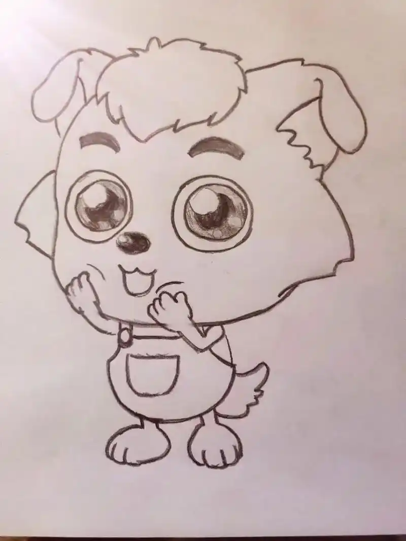 绘画 #过程图#小灰灰 #灰太狼  - 抖音