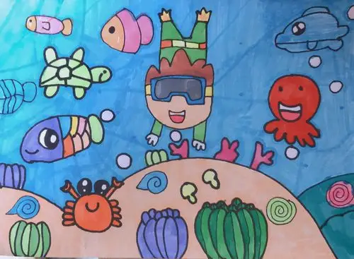 滕州市第二实验小学华晨校区校本课程--二年级思维绘画