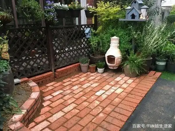 人字红砖铺法图片步骤