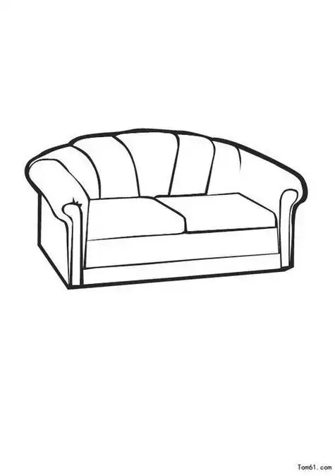 家居简笔画 家具简笔画彩色