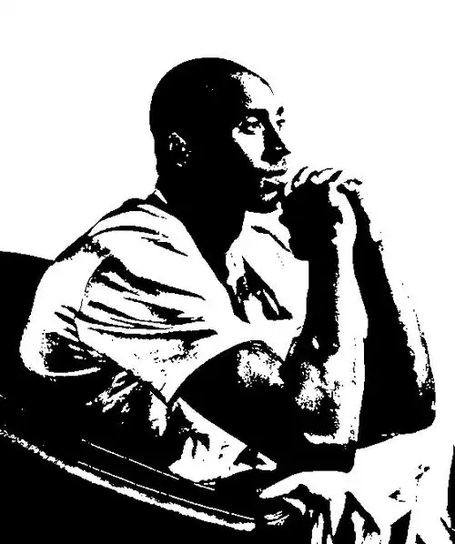 求几张科比黑白剪影图片,刻橡皮章用.