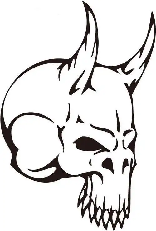 简笔画恶魔的画法