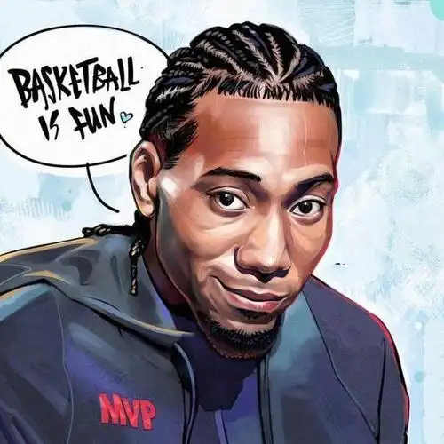 12,科怀-伦纳德的炫酷漫画头像