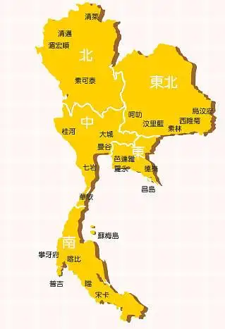 泰国地图