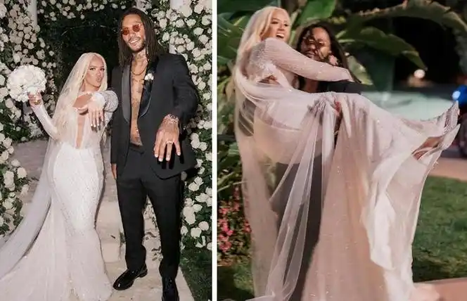 nba又一黑白配,娇妻身材不输卡戴珊,人生赢家|卡戴珊|罗斯|阿莱娜