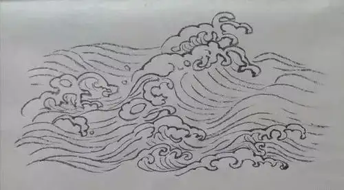 国画入门教程水的五种画法,简单易学,一学就会