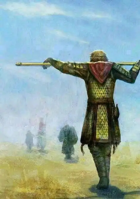 至尊宝背影的简笔画