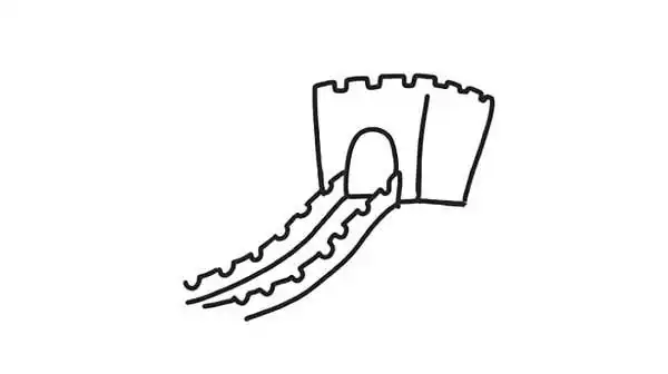 长城简笔画