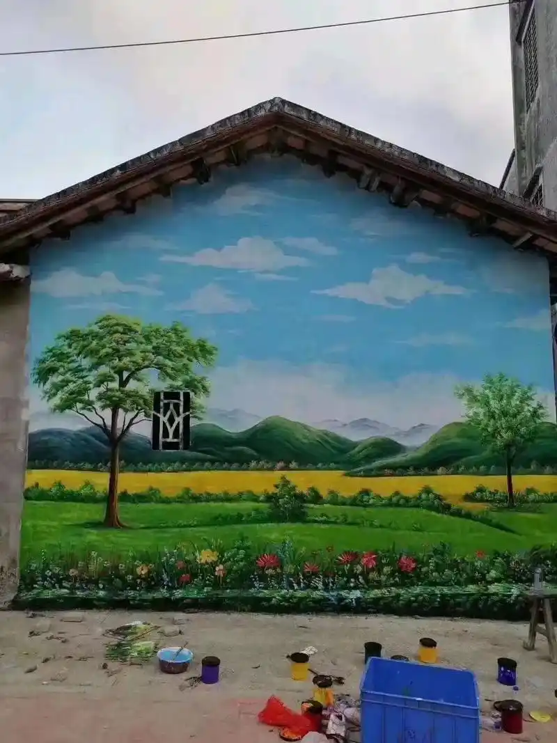 3d立体画 #墙绘 #南京 #墙体彩绘  - 抖音