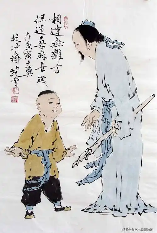 范曾先生的国画艺术:经典百幅作品赏析_绘画_传统_人物画