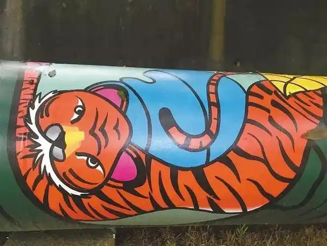 2公里童话水管彩绘萌萌哒福田又一打卡地随手拍都刷屏