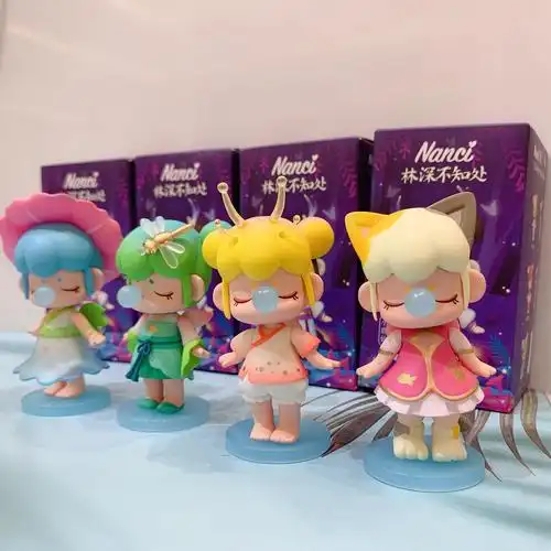 抖音网红泡泡玛特卡通礼品玩偶盲盒公仔潮玩手办