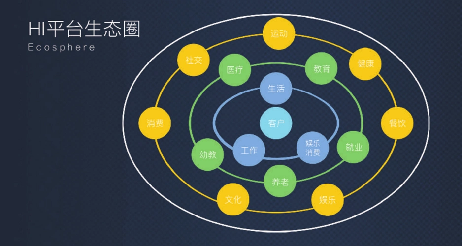 华远hi平台生态圈构成示意图
