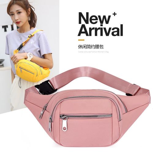新款休闲运动腰包女多功能收银包跑步手机小腰包女士韩版潮