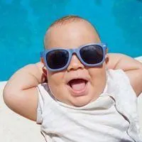 萌娃戴墨镜情侣头像_微信头像图片大全