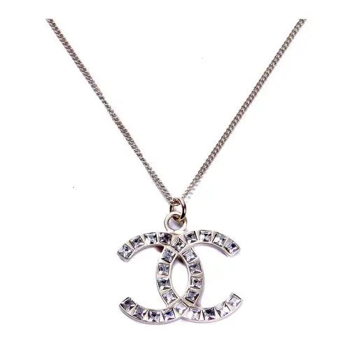 chanel(香奈儿)糖蜜色双c水钻项链