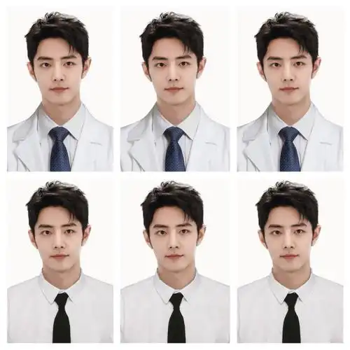 肖战超话给大家分享一些证件照03@x玖少年团肖战daytoy#肖战1005