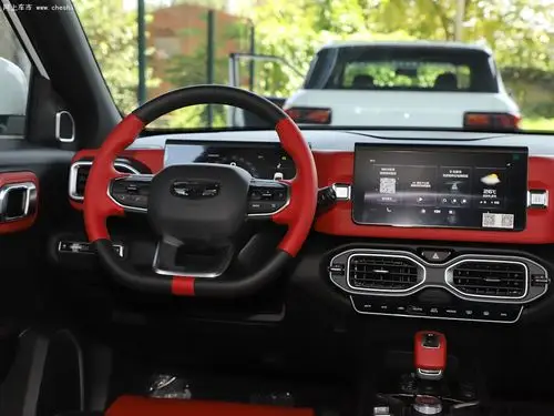 黑色吉利icon 2020款 300t i7bsg内饰中控图片(1/34)_网上车市