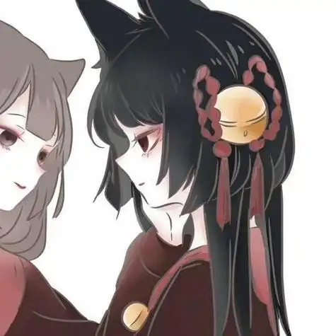 动漫闺蜜头像想和你一起看遍世间美景