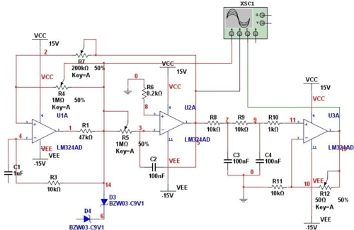 方波-三角波-正弦波函数信号发生器