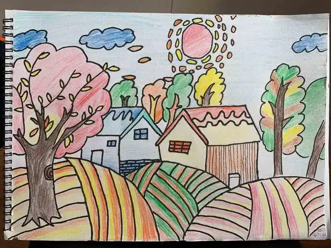 【商河县第二实验小学】你好,新学期(四年级美术作品)