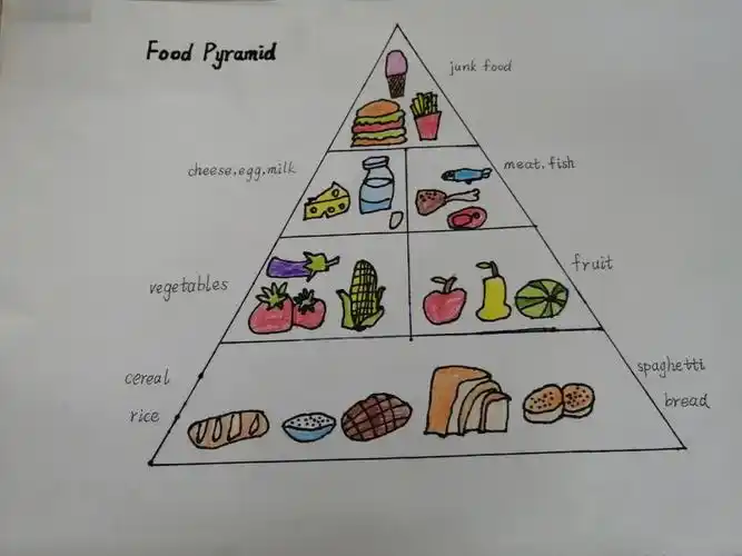 foodpyramid手抄报