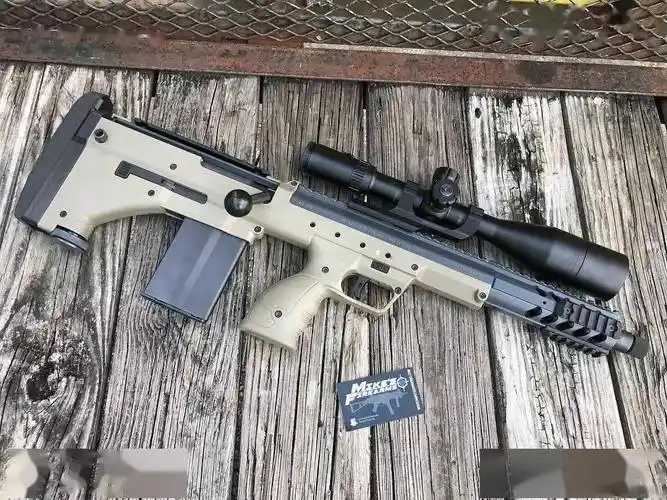 【也许是最美的无托栓动】沙漠科技公司srs隐形侦查兵狙击步枪_战术