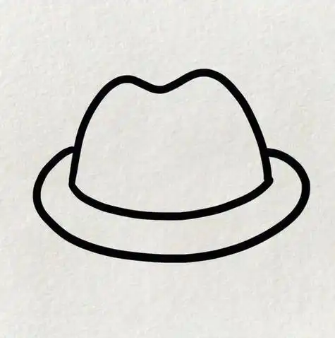 礼帽简笔画图片彩色 各种帽子简笔画图片大全