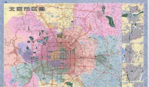 北京地图高清版2018最新版