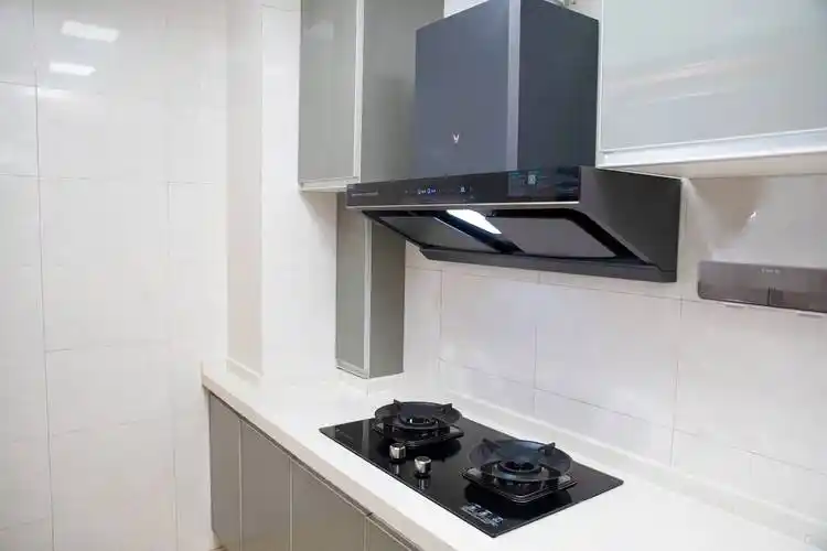 无烟洁净厨房,ai双腔强力吸 一键自动清洁—云米ai 油烟机smart测评