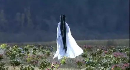 求图 古代 女孩 背影 长发飘飘 唯美 背景不限 古代衣服