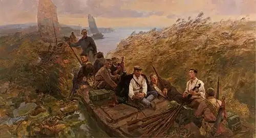 (3/12)宋齐鸣王玉萍《铁道游击队》215cmx400cm2013年