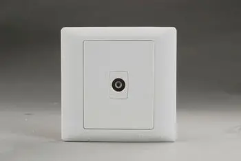 天正开关插座 一位电视带分支插座 有线电视插座 86面板 k6n-030