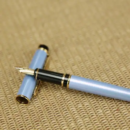 日本pilot百乐grance14k金尖钢笔黄铜笔杆珍珠珠光钢笔