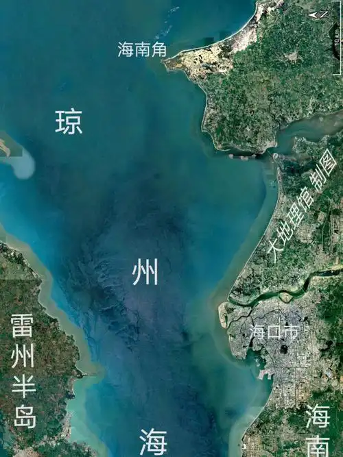 琼州海峡广东和海南隔海相望