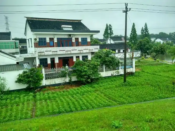 近日在江南小住,深感农村面貌日新月异.