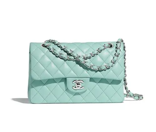 hotstuff/香奈儿包染上tiffany蓝 梦幻配色超生火