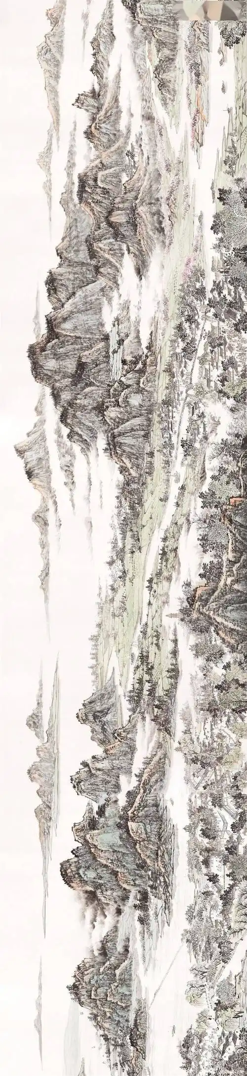 山水巨制│画说京杭大运河百米长卷