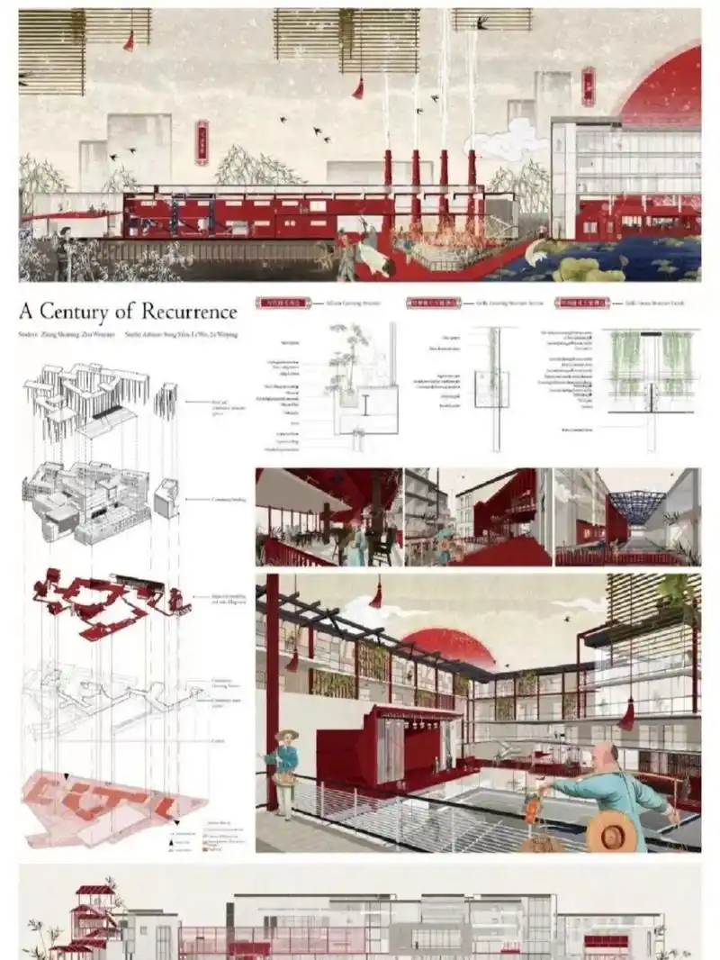 建筑排版|环艺建筑景观毕业设计排版分享 #建筑设计# #环艺# #景观