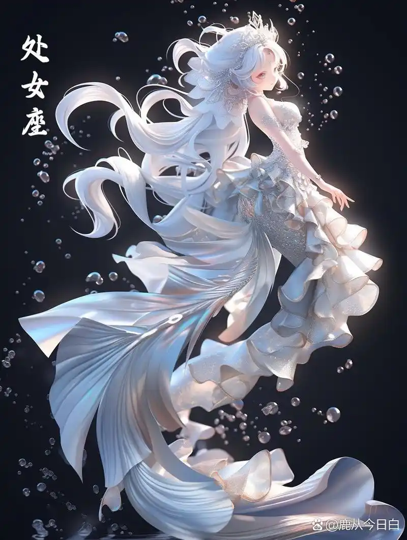 midjourney |十二星座美人鱼