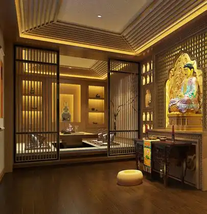 新中式禅意佛堂