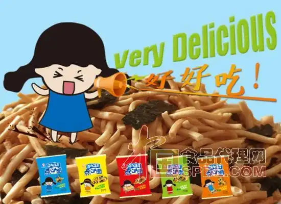 波力海苔点心面:浓郁的海苔味,让你爱上吃它的感觉!