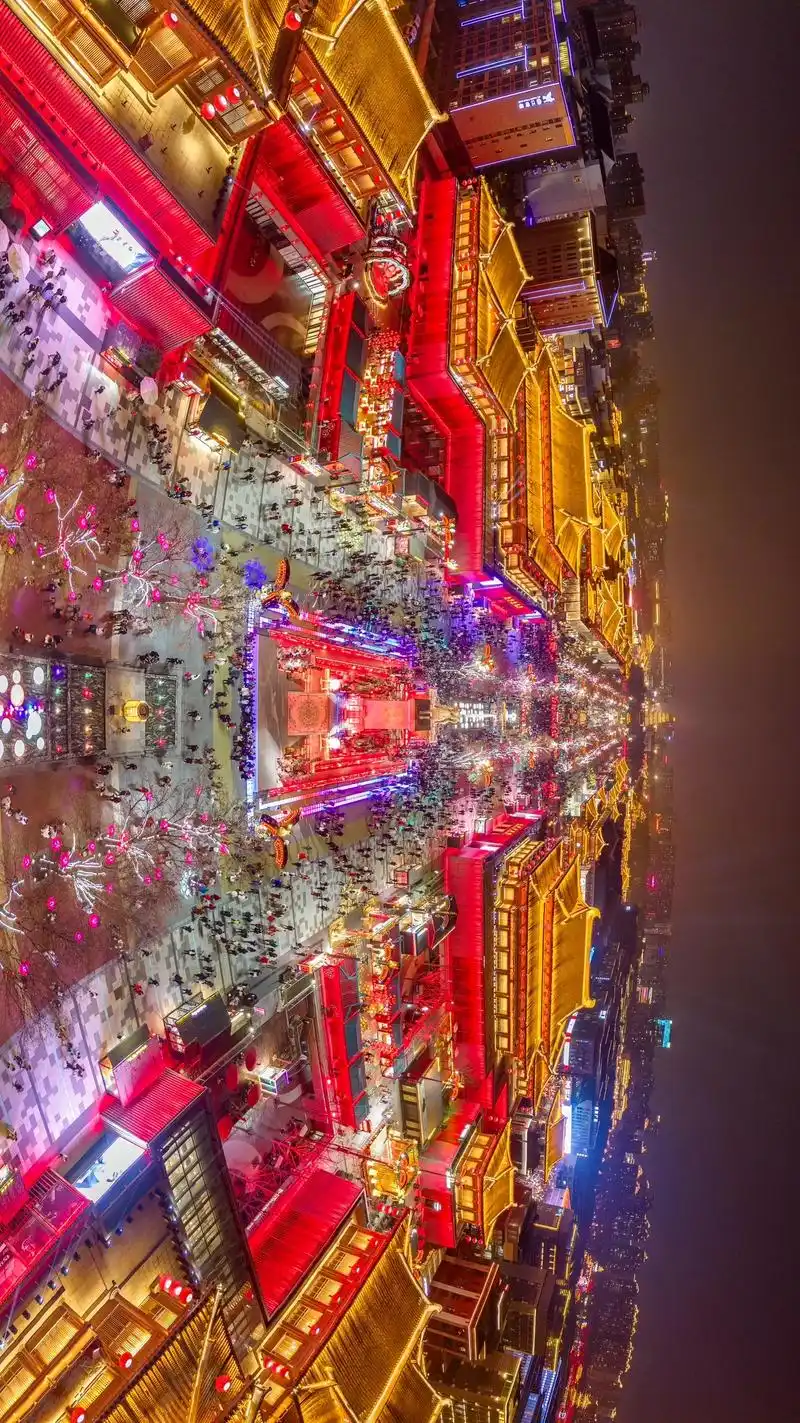 总要来趟西安感受一下大唐盛世吧 #繁华是古都盛世是长安 #白 - 抖音